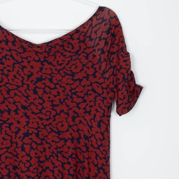 Boden Ruched Front Jersey Midi Dress Womens Size 8R NWT - Picture 11 of 12